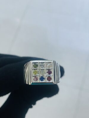 Navarathna Gemstone Ring – Nine Gem Divine Energy