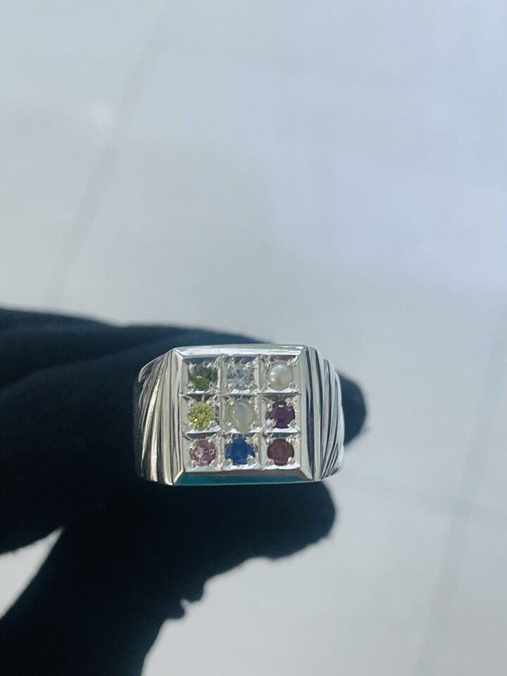 Navarathna Gemstone Ring – Nine Gem Divine Energy